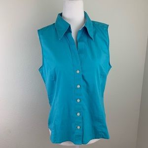 Tommy Hilfiger Stretch Button down Collard Tank